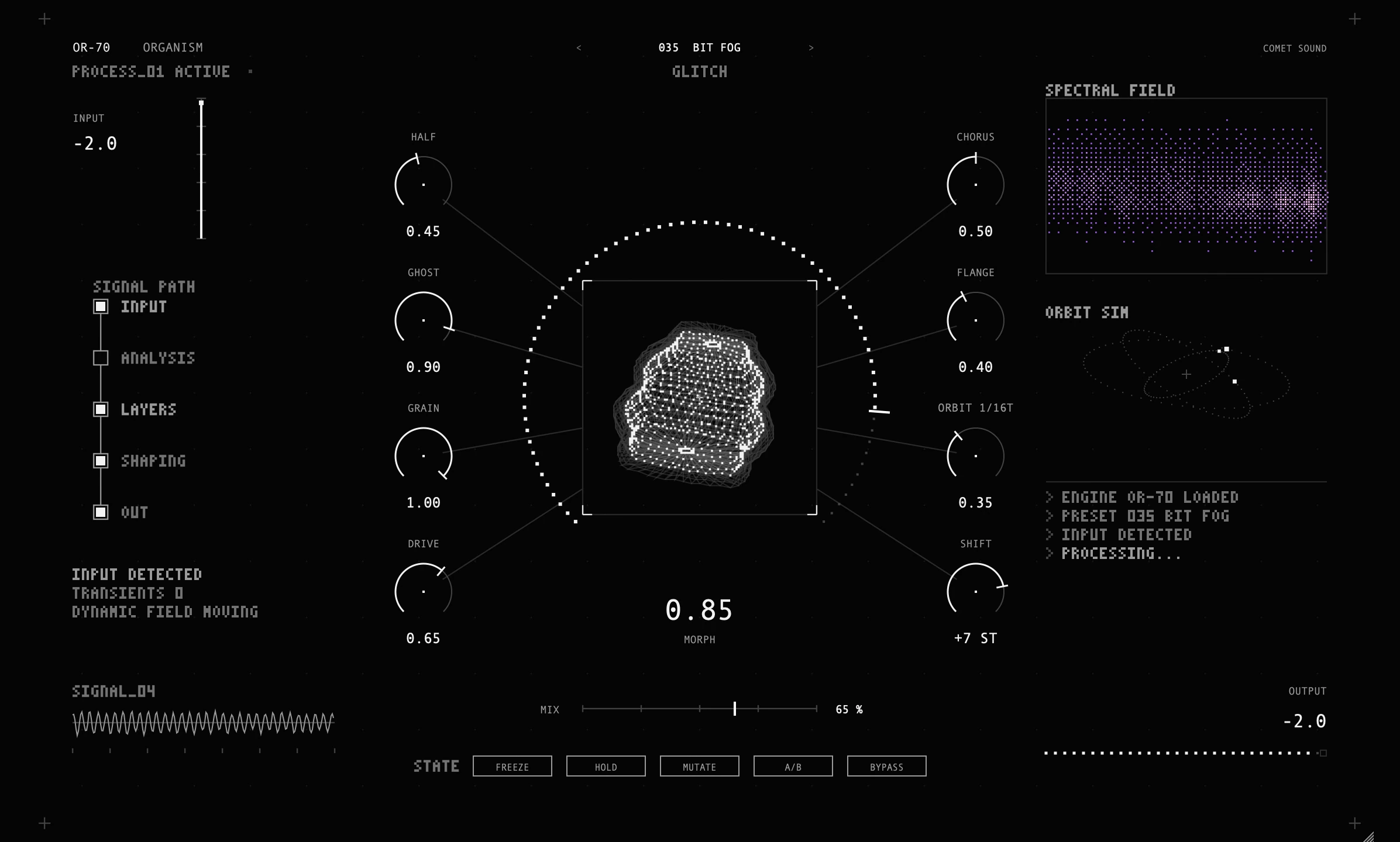 OR-70 layer processor plugin interface
